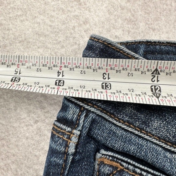 Cult of Individuality Womens 26X31 Jeans Zen Mid Rise Blue Skinny Distressed - Picture 10 of 15